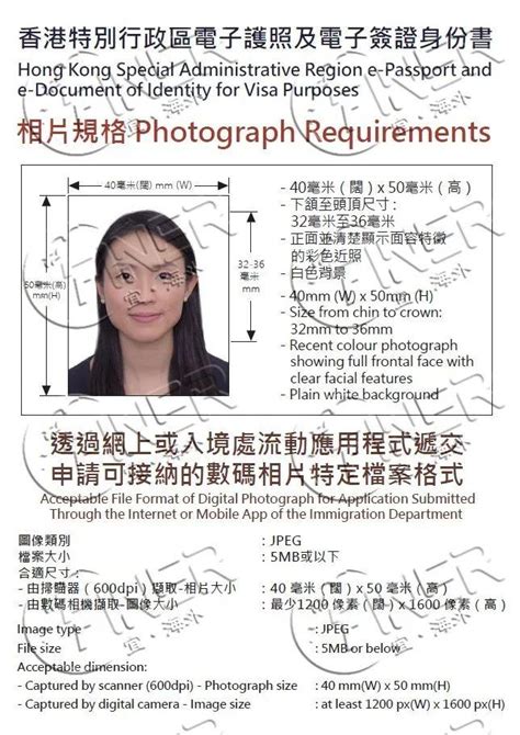 香港护照照片要求 長釘子多久會好